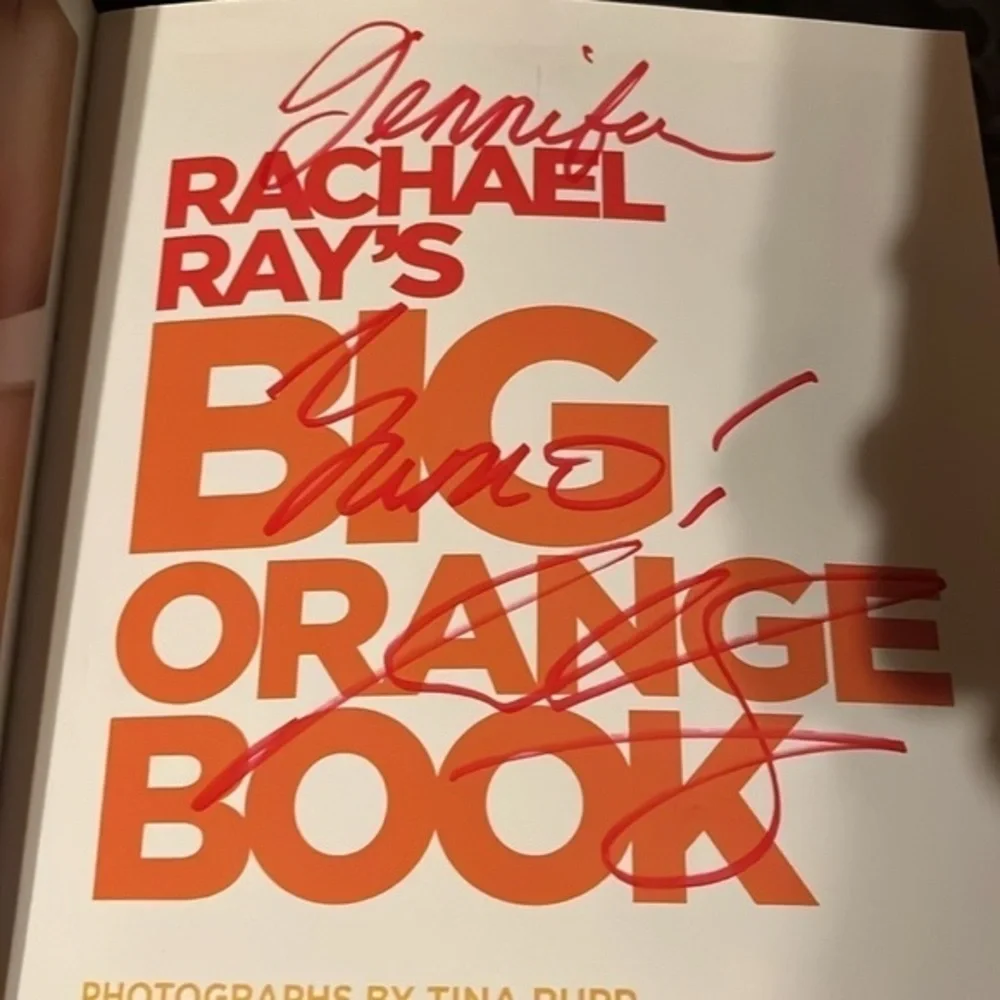 Rachel Ray’s Big Orange Book - Recipe Cookbook Cooking‎ Kitchen Family Meals